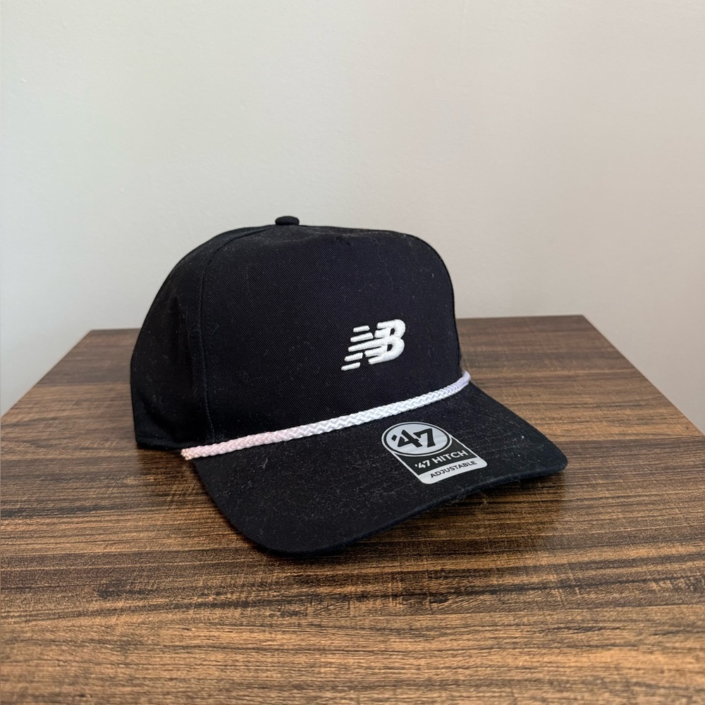 NEW New Balance ‘47 Black and White Hitch Adjustable Cap